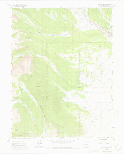 United States Geological Survey Fairplay West, CO (1960, 24000-Scale) digital map