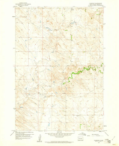 United States Geological Survey Fairpoint, SD (1959, 24000-Scale) digital map