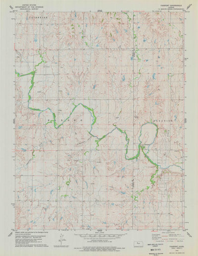 United States Geological Survey Fairport, KS (1978, 24000-Scale) digital map