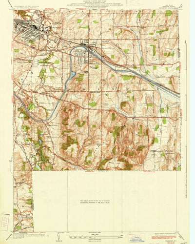 United States Geological Survey Fairport, NY (1934, 24000-Scale) digital map