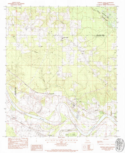 United States Geological Survey Fairview Alpha, LA (1983, 24000-Scale) digital map