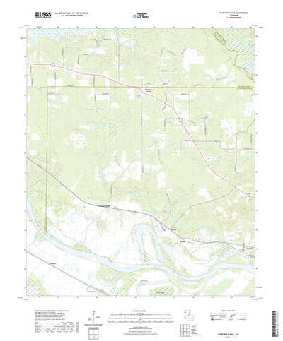 United States Geological Survey Fairview Alpha, LA (2020, 24000-Scale) digital map