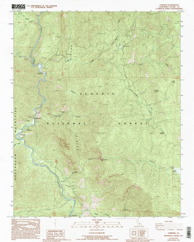 United States Geological Survey Fairview, CA (1987, 24000-Scale) digital map