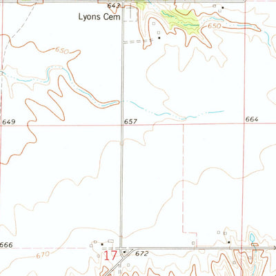 United States Geological Survey Fairview, IL (1974, 24000-Scale) digital map