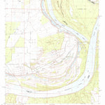 United States Geological Survey Fairview, LA-MS (1983, 24000-Scale) digital map