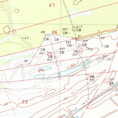 United States Geological Survey Fairview, LA-MS (1983, 24000-Scale) digital map