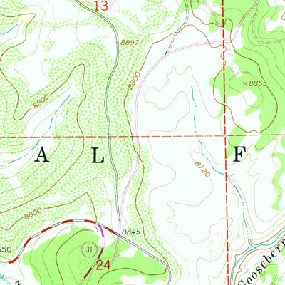 United States Geological Survey Fairview Lakes, UT (1965, 24000-Scale) digital map