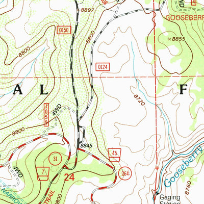 United States Geological Survey Fairview Lakes, UT (2001, 24000-Scale) digital map