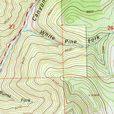 United States Geological Survey Fairview Lakes, UT (2001, 24000-Scale) digital map