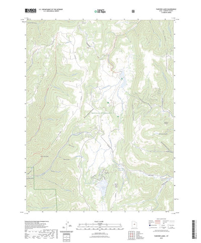 United States Geological Survey Fairview Lakes, UT (2023, 24000-Scale) digital map