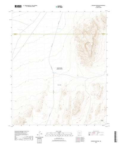 United States Geological Survey Fairview Mountain, NM (2020, 24000-Scale) digital map