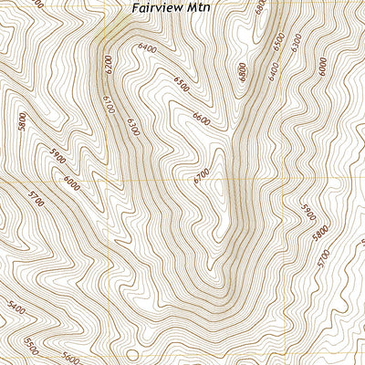 United States Geological Survey Fairview Mountain, NM (2020, 24000-Scale) digital map