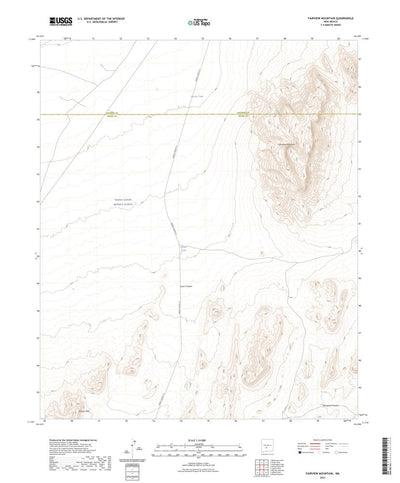 United States Geological Survey Fairview Mountain, NM (2023, 24000-Scale) digital map