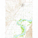 United States Geological Survey Fairview, MT-ND (1972, 24000-Scale) digital map