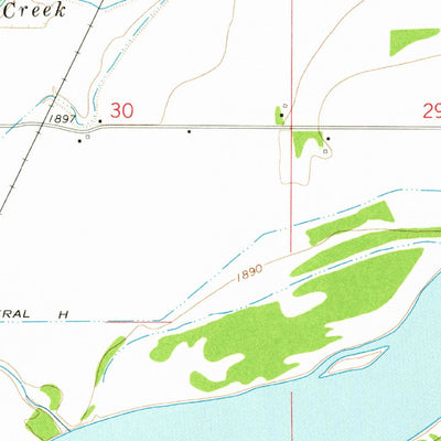 United States Geological Survey Fairview, MT-ND (1972, 24000-Scale) digital map