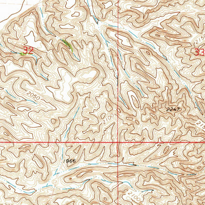 United States Geological Survey Fairview, MT-ND (1972, 24000-Scale) digital map