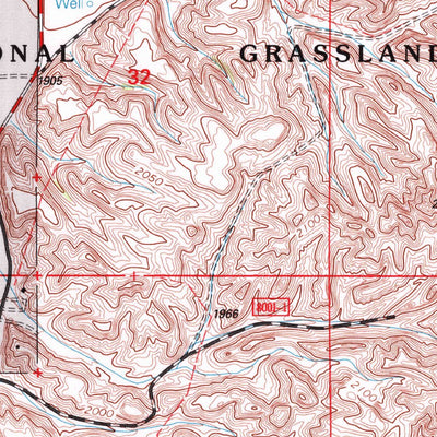 United States Geological Survey Fairview, MT-ND (1997, 24000-Scale) digital map