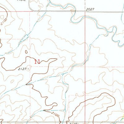 United States Geological Survey Fairview NW, MT (1972, 24000-Scale) digital map