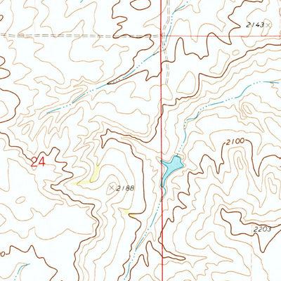 United States Geological Survey Fairview NW, MT (1972, 24000-Scale) digital map