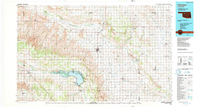 United States Geological Survey Fairview, OK (1986, 100000-Scale) digital map