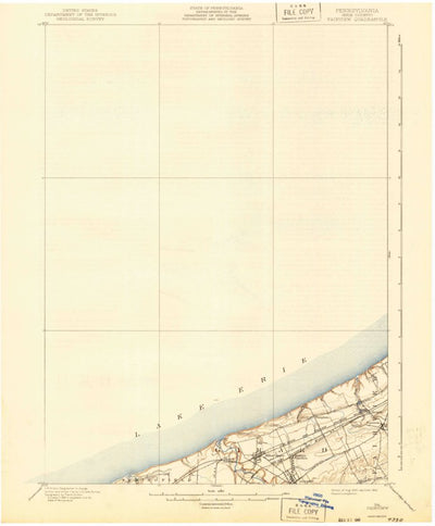 United States Geological Survey Fairview, PA (1900, 62500-Scale) digital map
