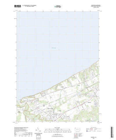 United States Geological Survey Fairview, PA (2023, 24000-Scale) digital map