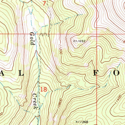 United States Geological Survey Fairview Peak, CO (1967, 24000-Scale) digital map