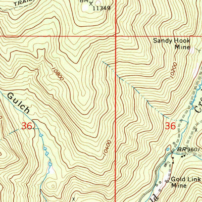 United States Geological Survey Fairview Peak, CO (1967, 24000-Scale) digital map