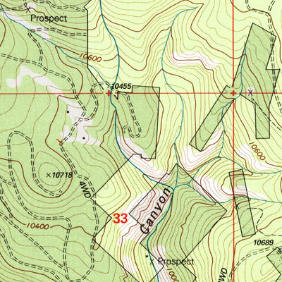 United States Geological Survey Fairview Peak, CO (2001, 24000-Scale) digital map