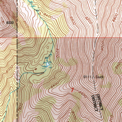 United States Geological Survey Fairview Peak, MT (2000, 24000-Scale) digital map