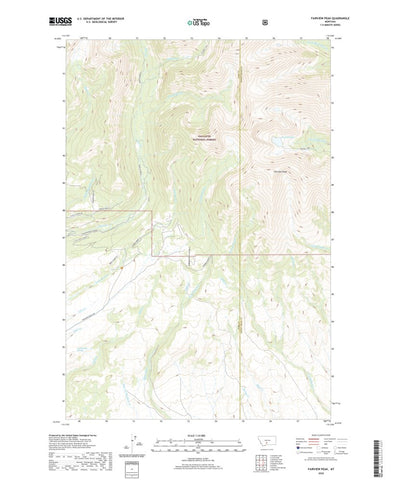 United States Geological Survey Fairview Peak, MT (2020, 24000-Scale) digital map