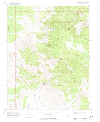 United States Geological Survey Fairview Peak, NV (1971, 24000-Scale) digital map