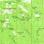 United States Geological Survey Fairview Peak, OR (1955, 62500-Scale) digital map