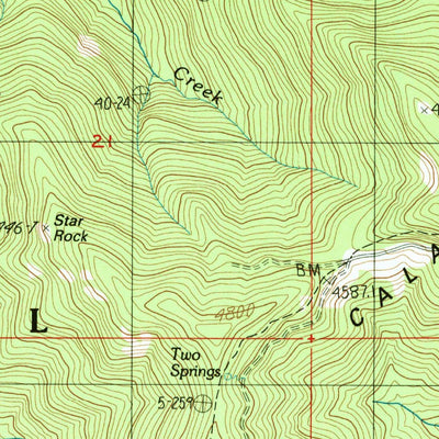 United States Geological Survey Fairview Peak, OR (1986, 24000-Scale) digital map