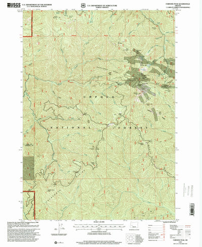 United States Geological Survey Fairview Peak, OR (1997, 24000-Scale) digital map