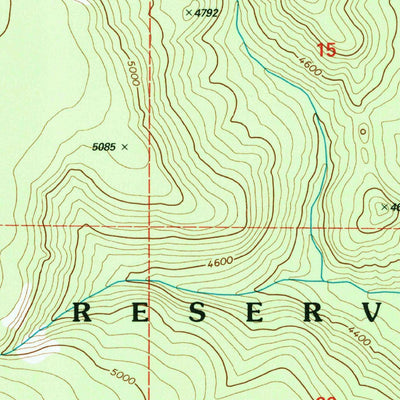 United States Geological Survey Fairview Ridge, WA (2000, 24000-Scale) digital map