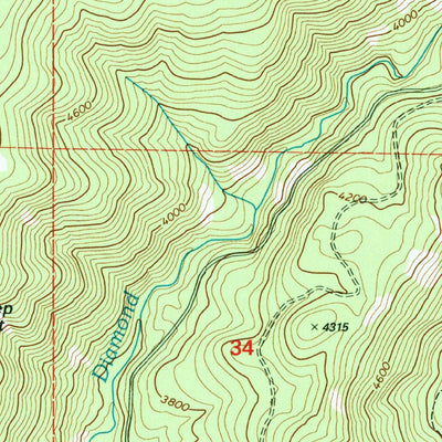 United States Geological Survey Fairview Ridge, WA (2000, 24000-Scale) digital map