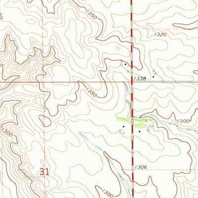 United States Geological Survey Fairview, SD-IA (1968, 24000-Scale) digital map