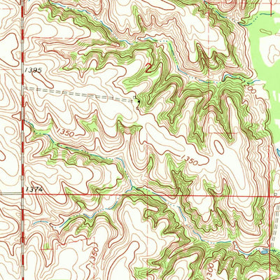 United States Geological Survey Fairview, SD-IA (1968, 24000-Scale) digital map