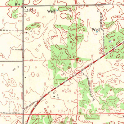 United States Geological Survey Fairview SE, OK (1969, 24000-Scale) digital map