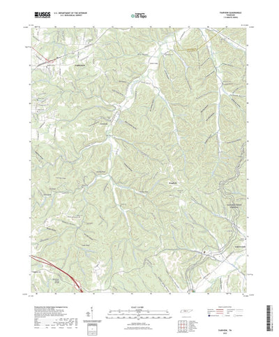 United States Geological Survey Fairview, TN (2022, 24000-Scale) digital map