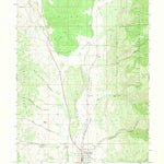 United States Geological Survey Fairview, UT (1967, 24000-Scale) digital map