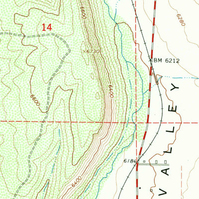United States Geological Survey Fairview, UT (1967, 24000-Scale) digital map