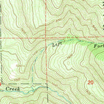 United States Geological Survey Fairview, UT (1967, 24000-Scale) digital map