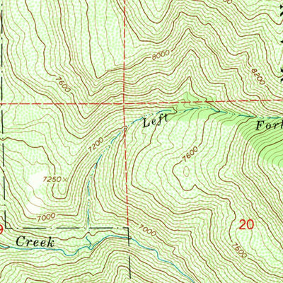 United States Geological Survey Fairview, UT (1967, 24000-Scale) digital map