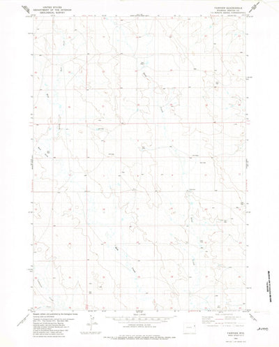 United States Geological Survey Fairview, WY (1982, 24000-Scale) digital map