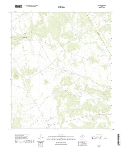 United States Geological Survey Fairy, TX (2022, 24000-Scale) digital map