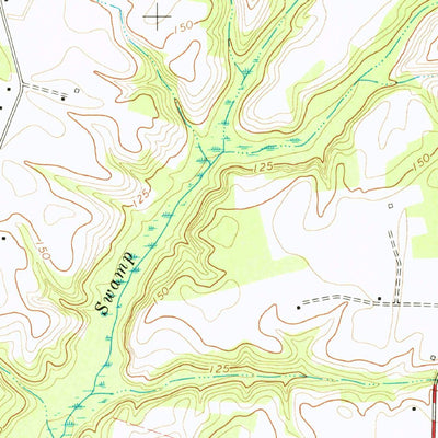 United States Geological Survey Faison, NC (1975, 24000-Scale) digital map