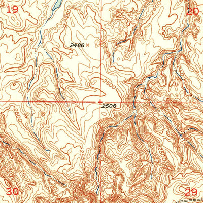 United States Geological Survey Faith NE, SD (1951, 24000-Scale) digital map