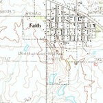 United States Geological Survey Faith, SD (1983, 24000-Scale) digital map